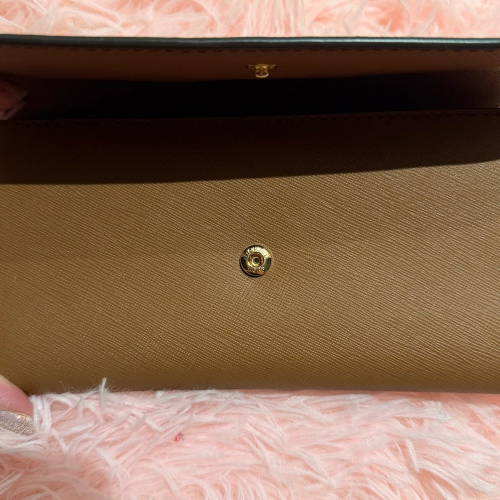 ❌SOLD❌Michael Kors Jet Set Travel Large Trifold Wallet Luggage Brown - Picture 7 of 16